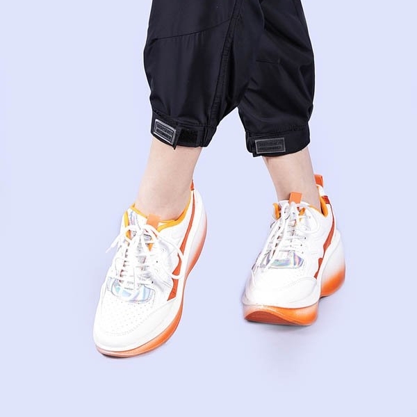 Γυναικεία αθλητικά παπούτσια Sabah πορτοκάλι, 3 - Kalapod.gr